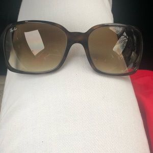 RayBan RB 4068 tortoise frames with brown lenses